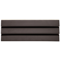 RADIANT - 6X16 WAVE, BLACK, MATTE